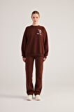 Markano Gaslighting Sweatshirt Kahve