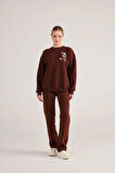Markano Gaslighting Sweatshirt Kahve