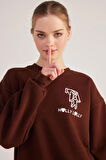 Markano Gaslighting Sweatshirt Kahve