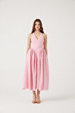 Markano Ophelia Elbise Pembe