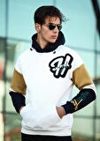 Miron High Nakışlı Oversize Sweatshirt - Beyaz
