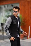 Miron Erkek 08 Kolej Ceket Regular Fit-Siyah