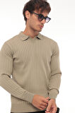 Miron Bej Fitilli Polo Yaka Triko Kazak-2442
