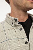 Miron Gri Desenli Regular Fit Oduncu Gömleği- 2451