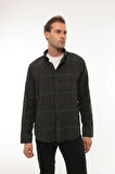 Miron Haki Desenli Regular Fit Oduncu Gömleği- 2451