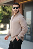 Miron Kamel Düz Uzun Kollu Regular Fit Gömlek- 2526