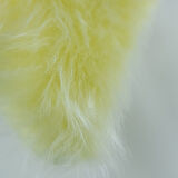 Mrs.Gugar Peluş Kırlent Kılıfı Açık Sarı