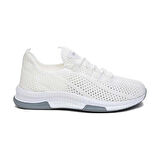 Mergenshoes Drw Beyaz Günlük Triko Kadın Spor Ayakkabı