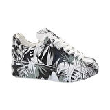 Mergenshoes 0330 Beyaz Füme Dikişli Günlük Kadın Spor Ayakkabı