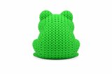 🐸💚 Örgü Dokulu Dekoratif Kurbağa Figürü Modern Masa Süsü Ev Ofis Dekoru Raf Kitaplık Dekorasyonu