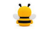 🐝💛🧶 Örgü Dokulu Dekoratif Arı Figürü Modern Masa Süsü Ev Ofis Dekoru Raf Kitaplık Dekorasyonu