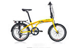 Carraro Flexi 107 20 V Katlanır Bisiklet (Sarı Siyah Kırmızı)