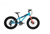 Bisan Limit 20 Çocuk Bisikleti Fat Bike (Mavi Turuncu)