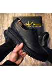 Hakiki Deri Siyah Günlük Erkek Ayakkabı