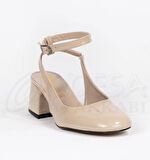 Mergenshoes Mf300 Ten Bilek Bantlı Kadın Topuklu Ayakkabı