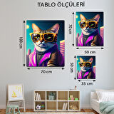 Hayvan Temalı, Kedi Tiplemesi Tablo-TBL154