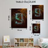 Modern Temalı, Neon Tablo-TBL820