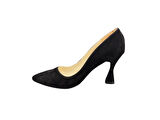 Merry Pace 6395161Z 9 cm Topuk Boyu Süet Sivri Burun Kadın Stiletto Ayakkabı