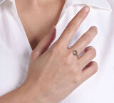 14 Ayar Sarı Altın Yıldız Figürlü Yüzük