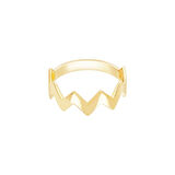 14 Ayar Sarı Altın Trend Yüzük