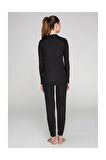 Bonbonetti Unisex Siyah Termal İçlik Takım