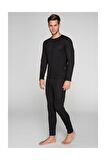 Bonbonetti Unisex Siyah Termal İçlik Takım