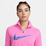 Swoosh Dri-FIT Çeyrek Fermuarlı Kadın Üst 