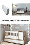 PATİKO MS 290 BÜYÜYEBİLEN BEŞİK YATAK VE UYKU SETİ İLE BİRLİKTE