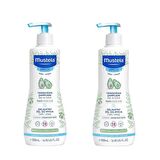 Mustela Göz Yakmayan Avokado Özlü Yenidoğan Uyumlu Saç ve Vücut Şampuanı 2x500 ml