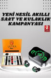 7 Kordonlu Akıllı Saat Ve Aynalı Bluetooth Kulaklık Powerbank Dijital Göstergeli