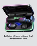 E10 Powerbank Şarjlı Bluetooth 5.1 Kulaklık Spor ve Oyun İçin