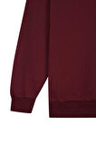 Unisex Basic Bisiklet Yaka İçi Polarlı Oversize Sweatshirt