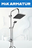 KROM ROBOT DUŞ BASTON LAVABO BANYO 3 LÜ SET