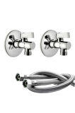 KROM 2 Lİ TAHARET MUSLUĞU 70 CM FLEX