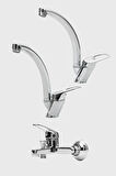 KROM MİX EVİYE LAVABO BANYO 3 LÜ SET