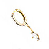 Masaliko Sallantılı Gümüş Küpe SB782, 925 Ayar Gümüş