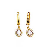 Masaliko İtalyan Damla Gümüş Küpe SB1169, 925 Ayar Gümüş