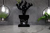M&C Concept Flower Model - 3 Tekli Metal Mumluk - Siyah