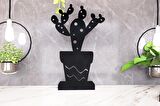 M&C Concept Flower Model - 3 Tekli Metal Mumluk - Siyah