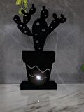 M&C Concept Flower Model - 3 Tekli Metal Mumluk - Siyah