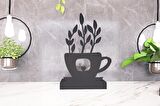 M&C Concept Flower Model - 6 Tekli Metal Mumluk - Siyah