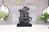 M&C Concept Flower Model - 8 Tekli Metal Mumluk - Siyah