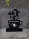 M&C Concept Flower Model - 8 Tekli Metal Mumluk - Siyah