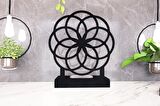 M&C Concept Motif Model -1 Tekli Metal Mumluk - Siyah