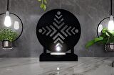 M&C Concept Motif Model -6 Tekli Metal Mumluk - Siyah