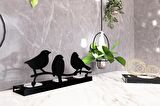 M&C Concept Birdy 3'lü Metal Mumluk - Siyah
