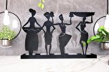 M&C Concept Kabile 5'li Metal Mumluk - Siyah
