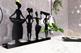 M&C Concept Kabile 5'li Metal Mumluk - Siyah