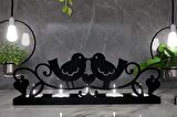M&C Concept Birdy 5'li Metal Mumluk - Siyah