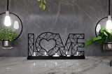 M&C Concept Love 5'li Metal Mumluk - Siyah